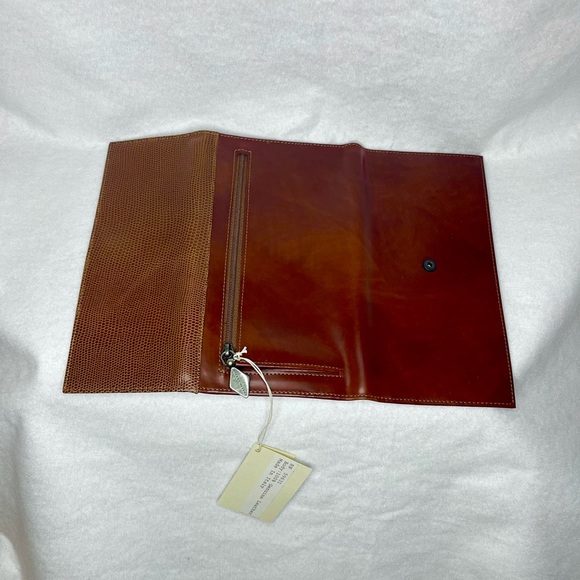 Joseph Abboud Brown Italian Genuine Leather Set - Pouch, Wallet, Coin Purse 🤎 - Picture 12 of 14